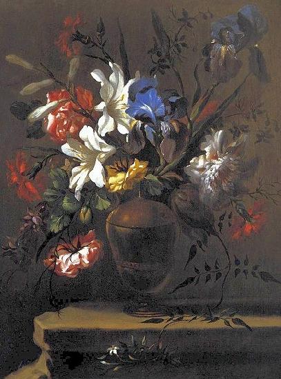 Bartolome Perez Vase of Flowers France oil painting art